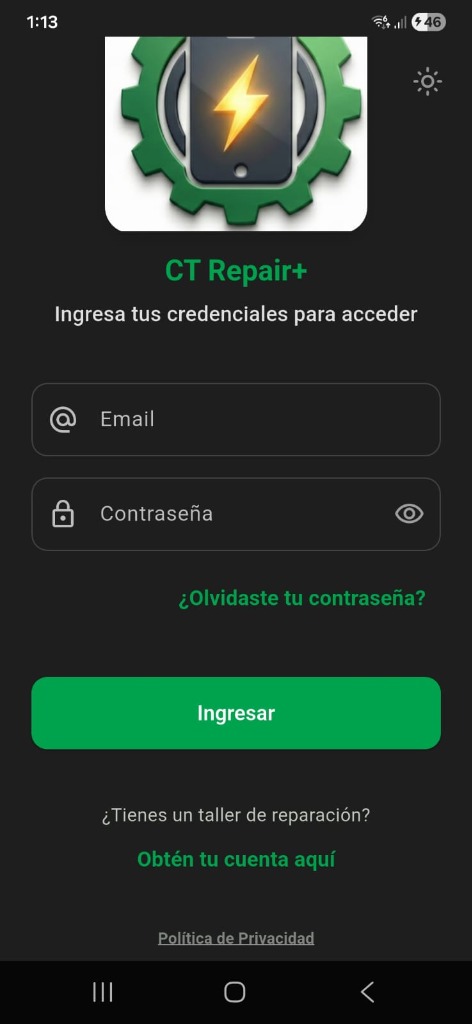 Dashboard CT Repair+